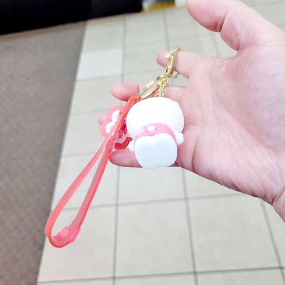 Brand New Hello Kitty Pink Sakura Keychain - Picture 3 of 4